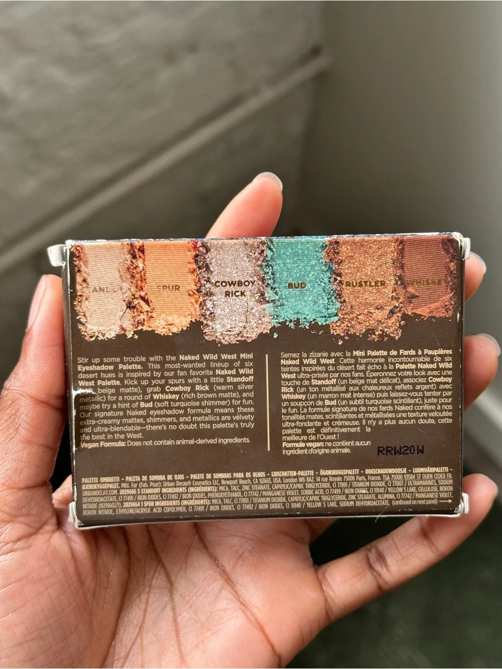 Urban decay discontinued Wild West eyeshadow mini eye palette vibrant summer
